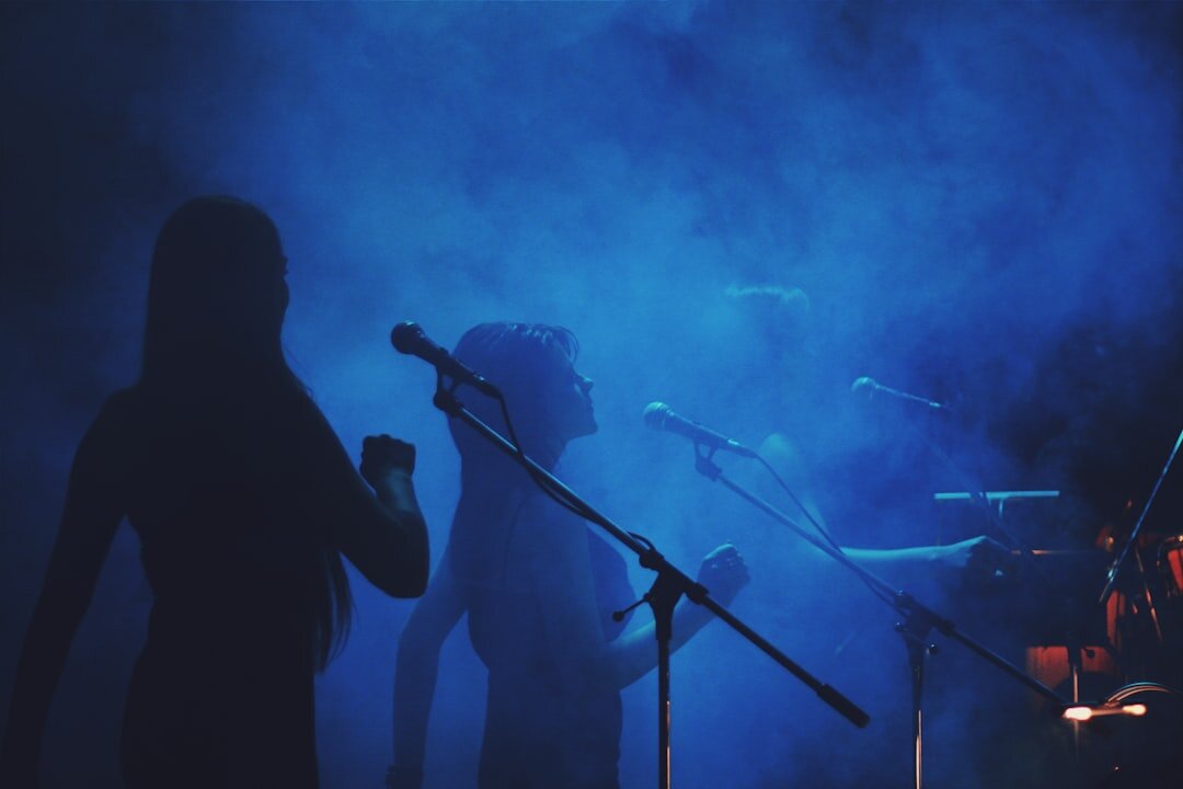 famous singer performing on stage