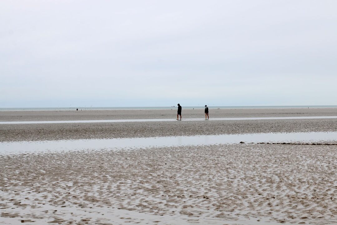 couple walking on beach