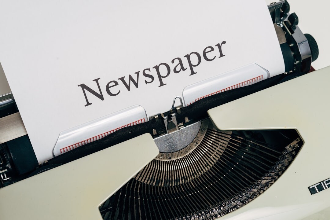 journalist reporting news